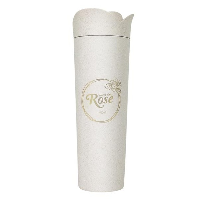 Miniso Tumbler Plastik Mawar