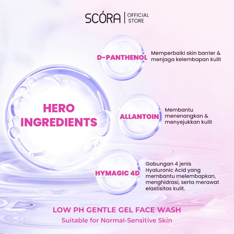 SCÓRA D-Panthenol Gentle Low pH Cleanser 4