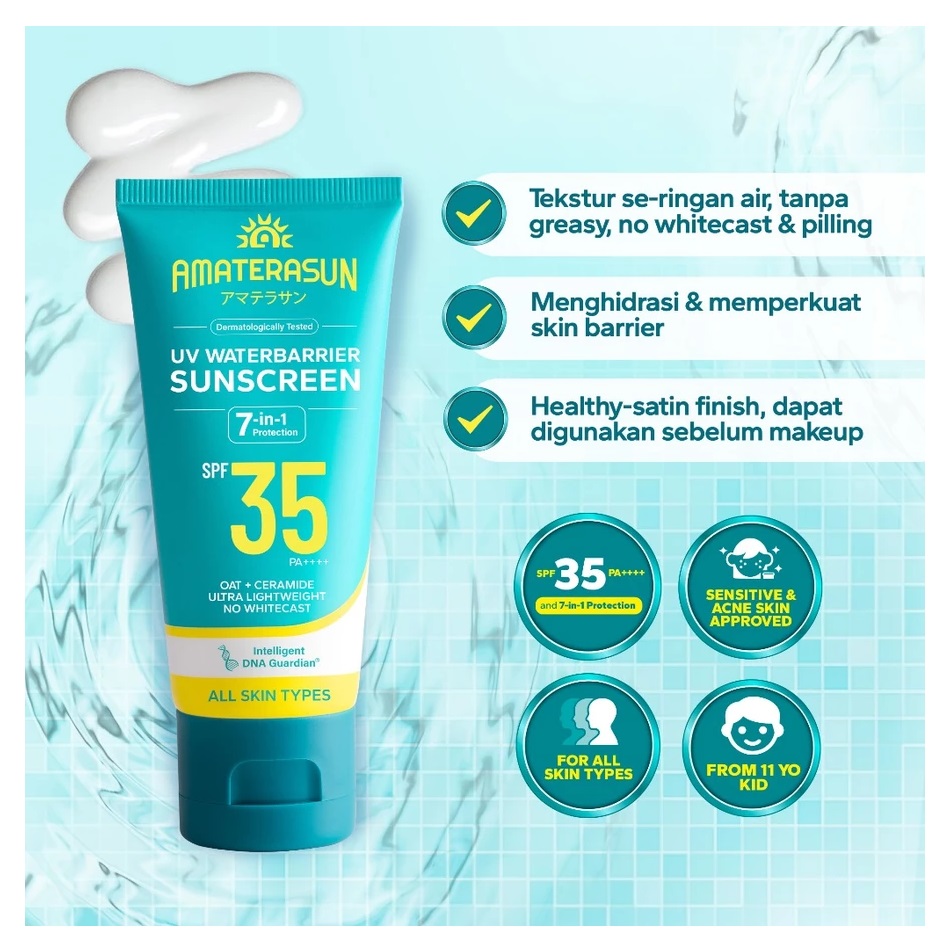 Royal Pesona Indonesia AMATERASUN UV WaterBarrier SPF 35 PA++++