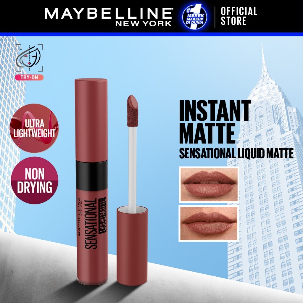 L’Oréal Maybelline New York Sensational Liquid Matte 02 Soft Wine