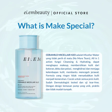 Cantik Alami Sehat EIEM Beauty Ceramild Micellar H20