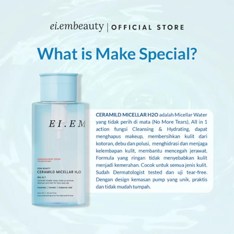 EIEM Beauty Ceramild Micellar H20 3