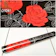 Wallpaper Dinding Hitam Motif Bunga Mawar Merah 1