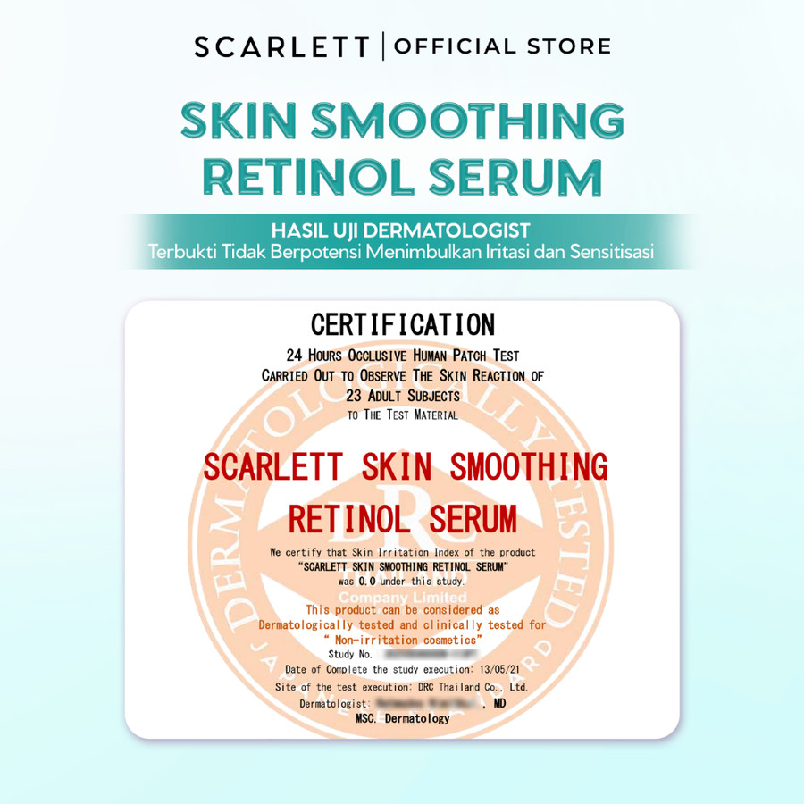 Scarlett Whitening Skin Smoothing Retinol Serum