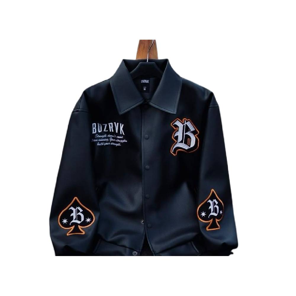BOZRVK Varsity Leather Jacket