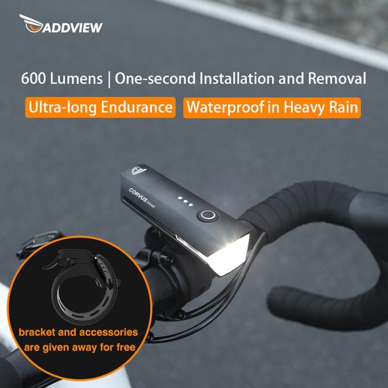 ADDVIEW Ride Vision Headlight Corvus-600 3