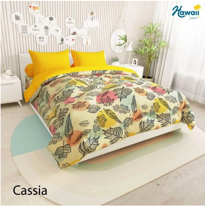 Bandung Indah Gemilang Hawaii Bed Cover King Fitted