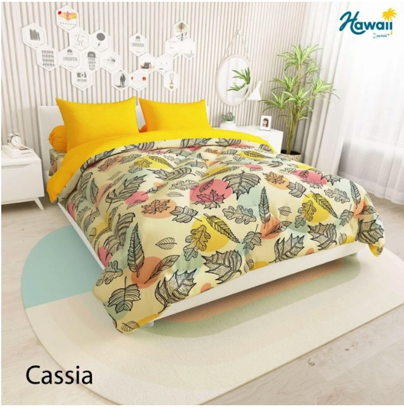 Hawaii Bed Cover King Fitted 5