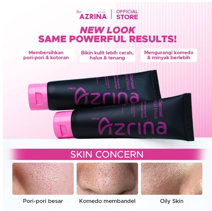 Azrina Charcoal Mud Mask 5