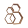 DEcTionS Rak Dinding Hexagonal Set 1