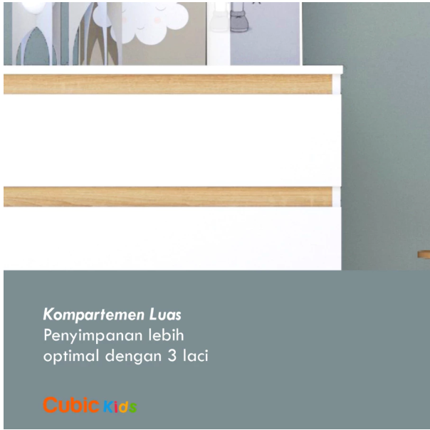 Cubic KIDS Lemari Laci LILO 2