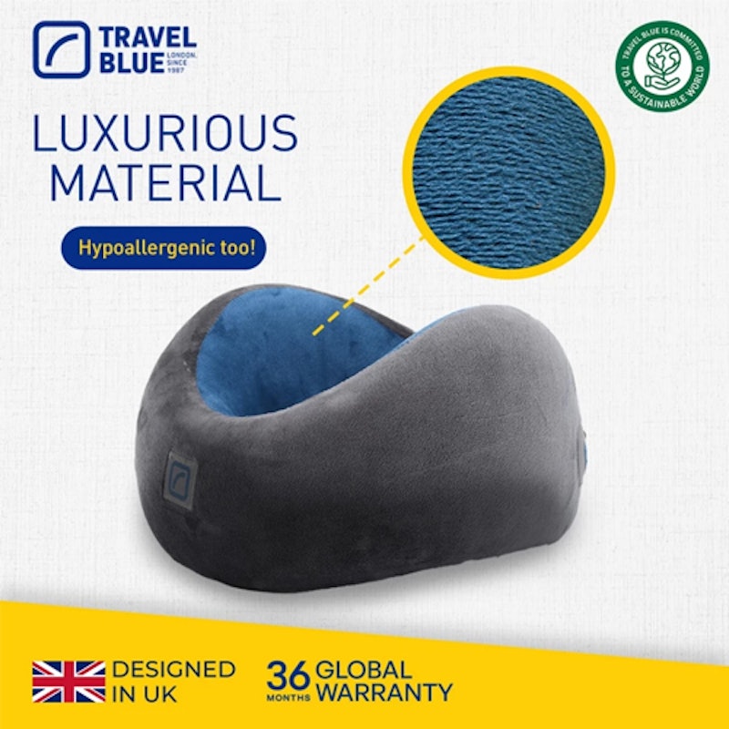 Travel Blue Bantal Leher Infinity Pillow 3