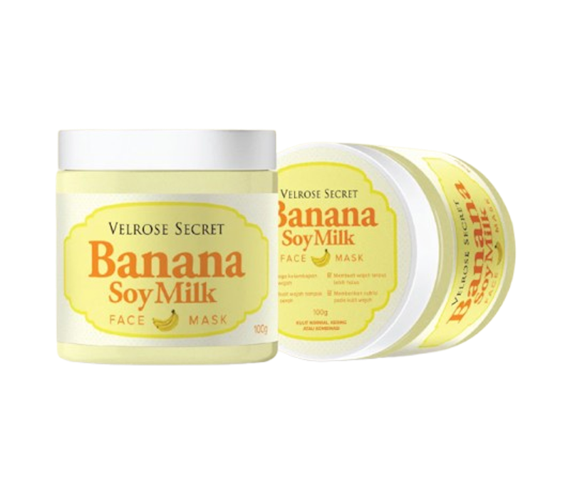 Velrose Secret Banana Soymilk Face Mask 1