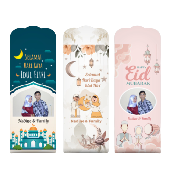 Amplop Lebaran Custom Nama & Foto Jumbo 