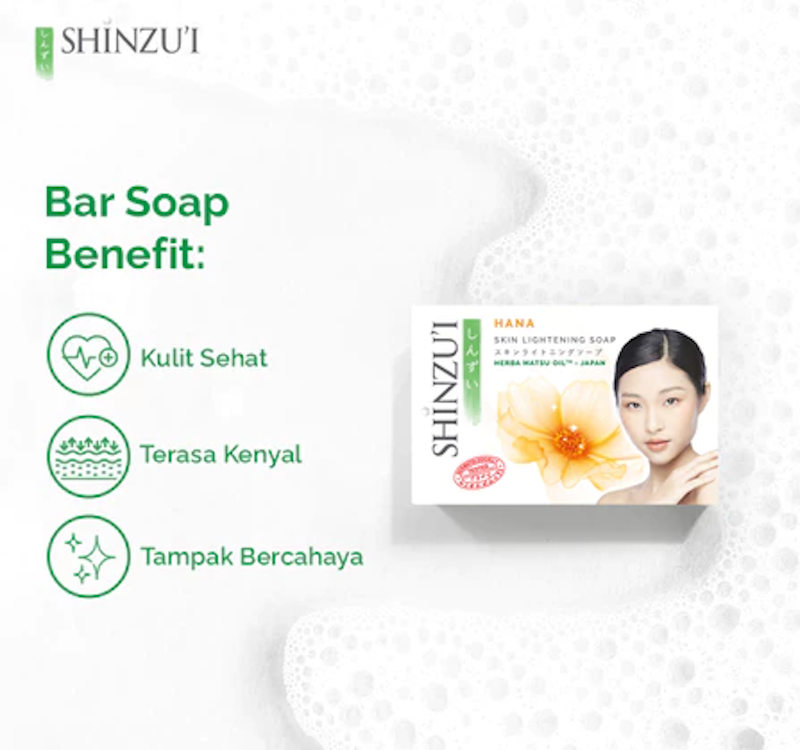 Shinzui Skin Lightening Body Soap Hana 3