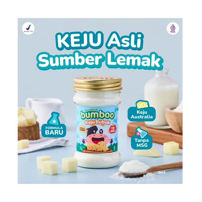 Inovasi Pangan Nusantara Barefood Bumboo Keju Bubuk