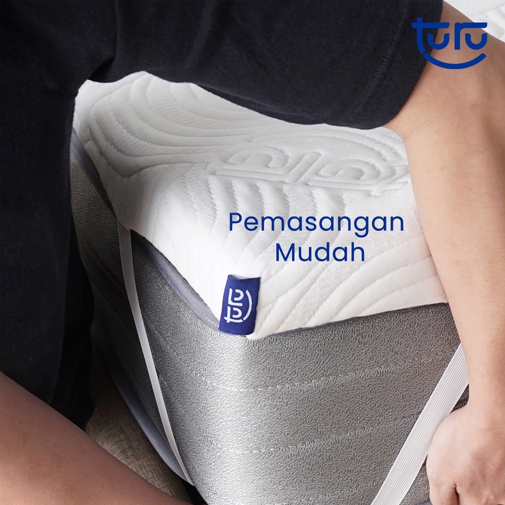 TURU Breeze Natural Latex Topper 100 x 200 3