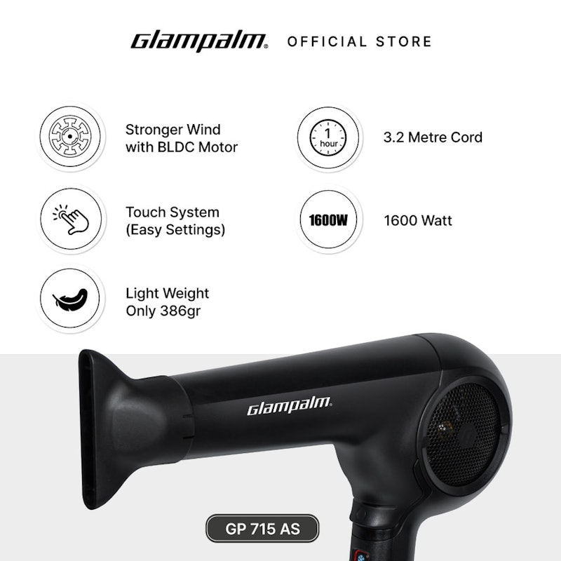 Glampalm Hair Dryer Air Touch 3