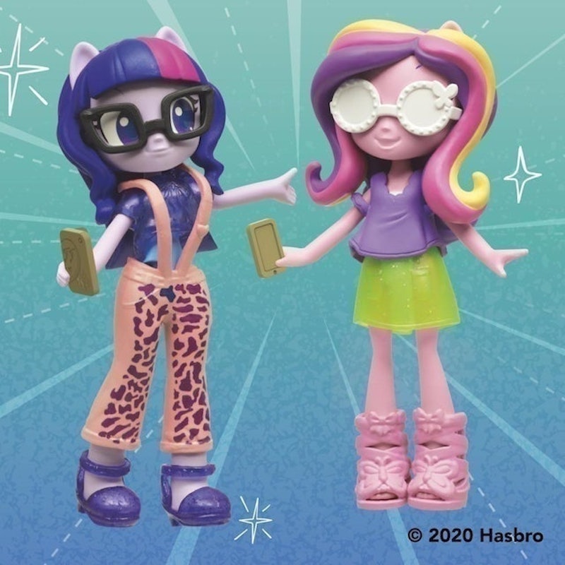 My Little Pony Equestria Girls Fashion Squad Twilight Sparkle and Princess Cadance Mini Doll Set Toy 3