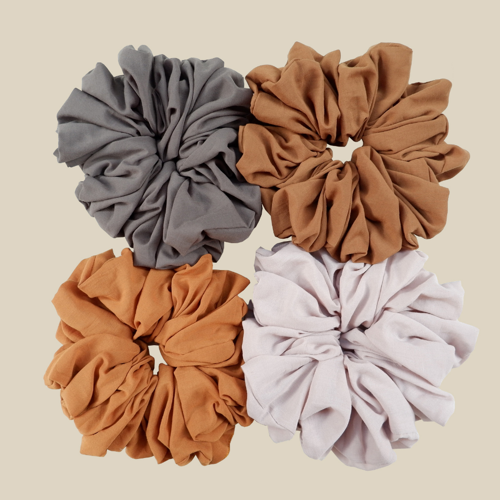  Lozy Hijab Scrunchie Plain Big