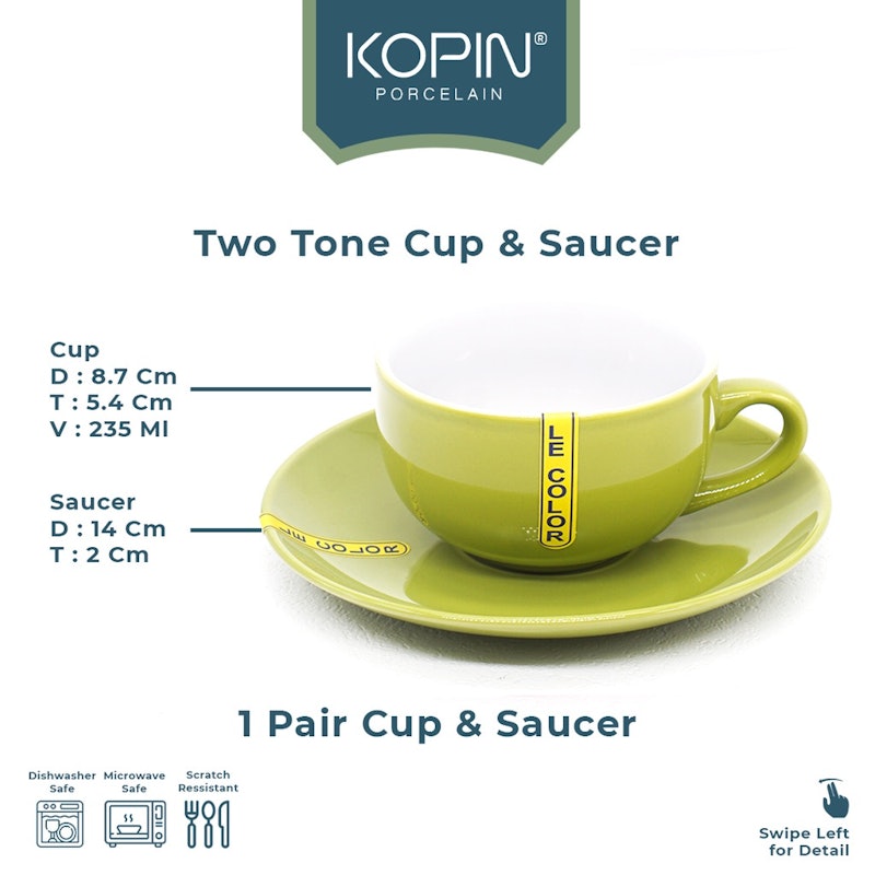 KOPIN Cup & Saucer Porcelain 4