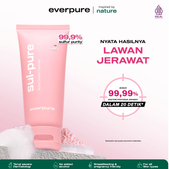 Natura Deca Kosmetika Everpure Sul-Pure Acne Cream Cleanser