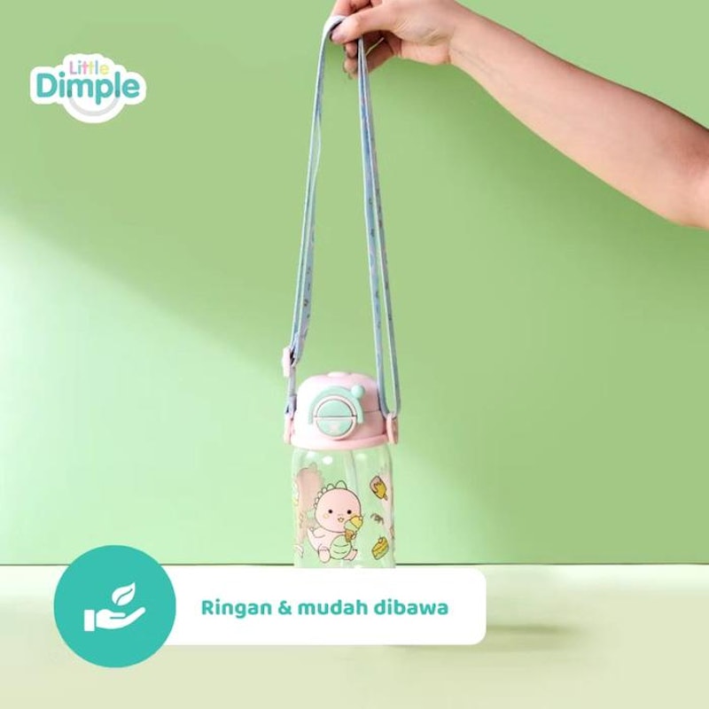 Little Dimple Flip-It Kid's Water Bottle 4