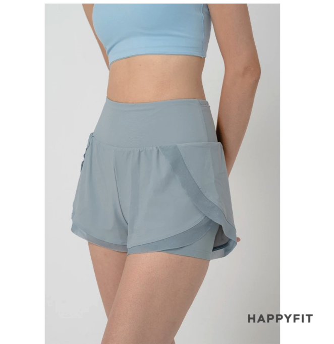 HappyFit Windproof Short Pants High Waist 3