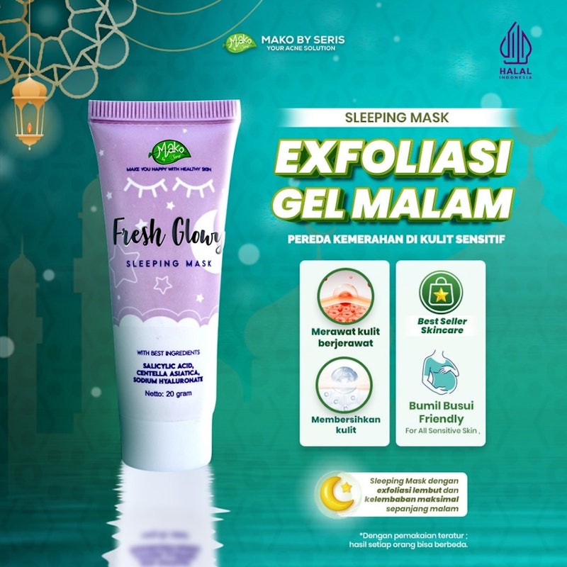 Mako by Seris Fresh Glowy Sleeping Mask 2