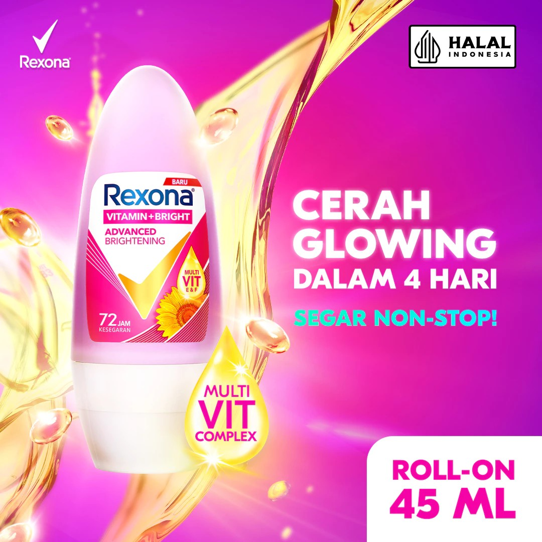 Unilever Indonesia Rexona Vitamin + Bright Advanced Brightening
