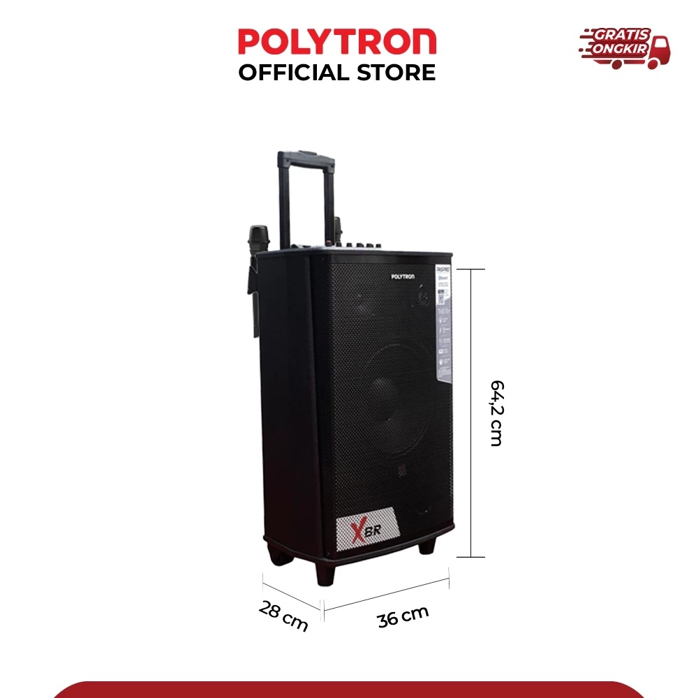 POLYTRON Polytron Speaker Aktif Portable PAS PRO10F7
