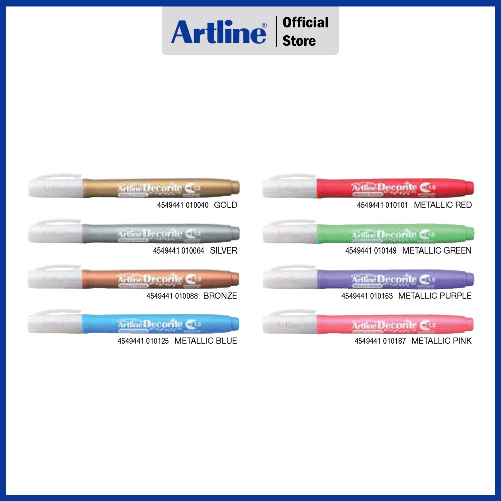 Artline Supreme Decorite Bullet Nib Marker EDF-1
