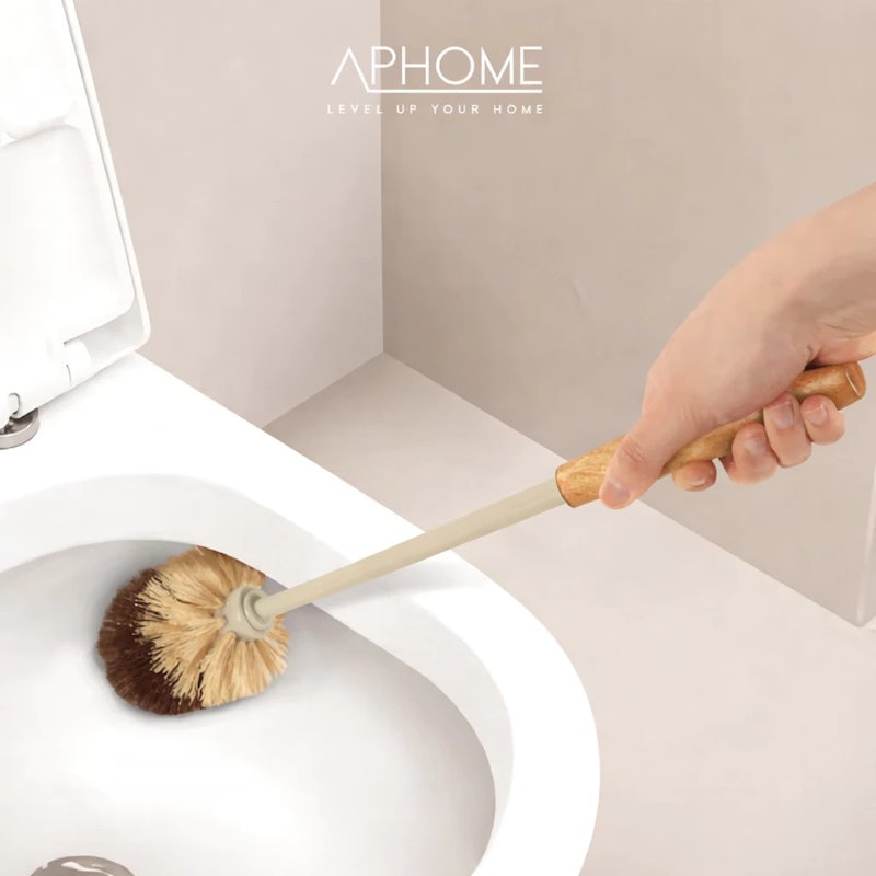 APHOME Sikat Lantai Gagang Kayu Maya 6 Coklat 3