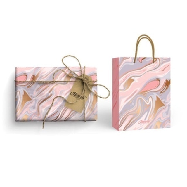 Paket Kertas Kado & Paper Bag Harvest Gift Set - Sugar Pop Marble 1