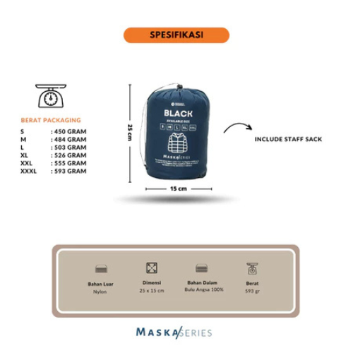 Bogaboo Indonesia Bogaboo Goose Down Jacket Maska Series