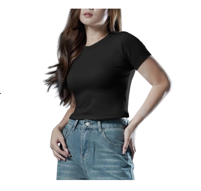 No Void Minds Curflex Mini Fitted Crop Women T-Shirt 1