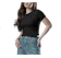 null No Void Minds Curflex Mini Fitted Crop Women T-Shirt 1