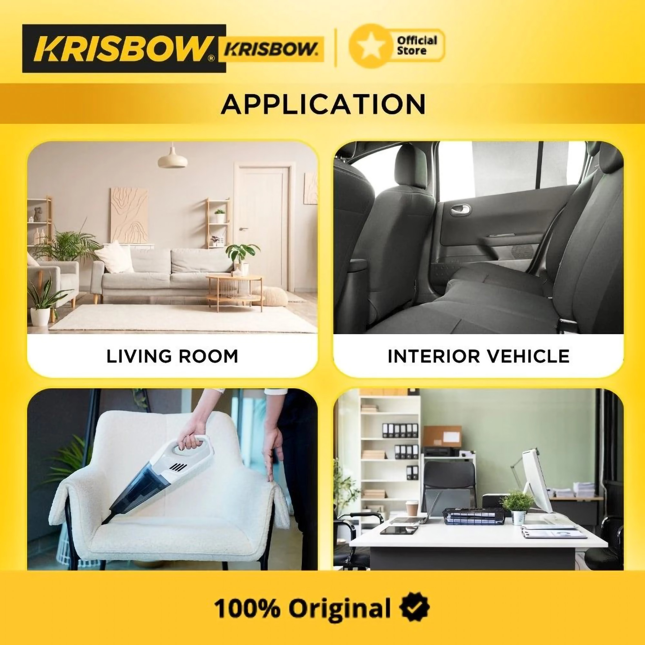 Krisbow Indonesia Krisbow® Wet & Dry Vacuum Cleaner FRVCWB14.8V