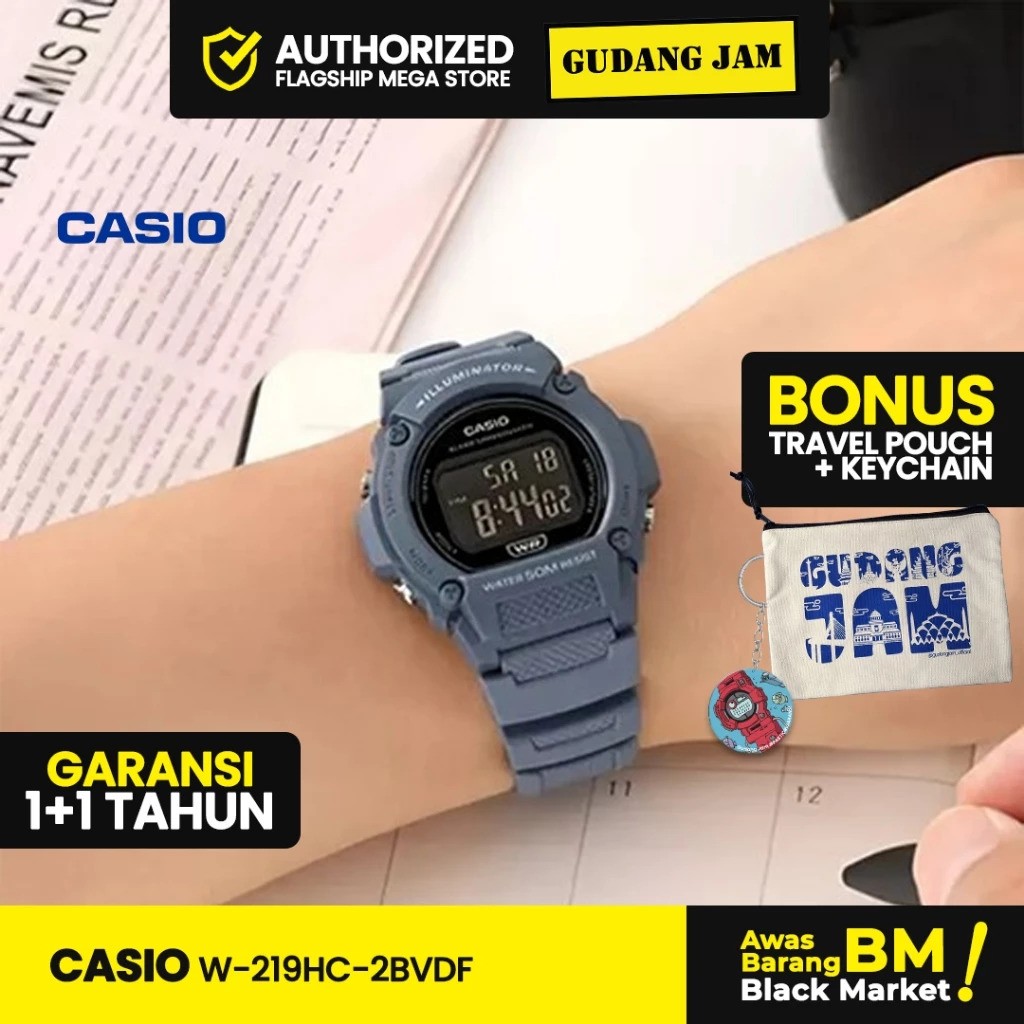 Casio Jam Tangan  W-219HC-2BV