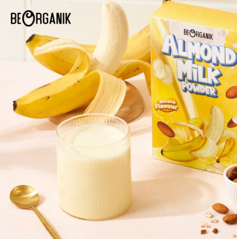 Beorganik International Beorganik Almond Milk Powder Banana