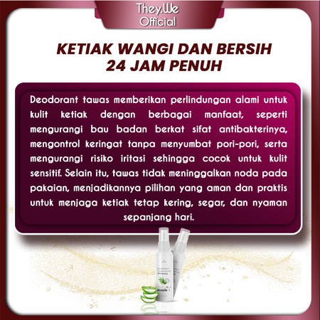  They. We Deodorant Tawas Spray Whitening