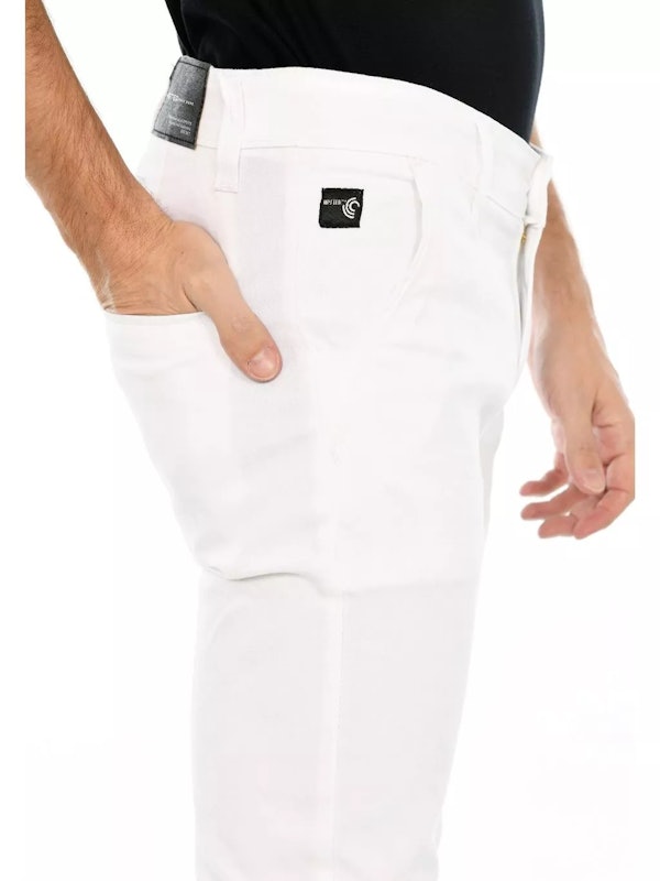 HIPSTER Celana Chino Panjang Pria Warna Putih 3