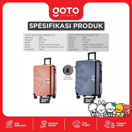 Pilar Niaga Makmur Goto Living Ranger Koper Cabin 20 Inch