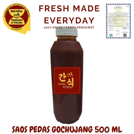 Cemil Korea Cemil Korea Saos Bumbu Gochujang Tteokbokki & Odeng 500 ml