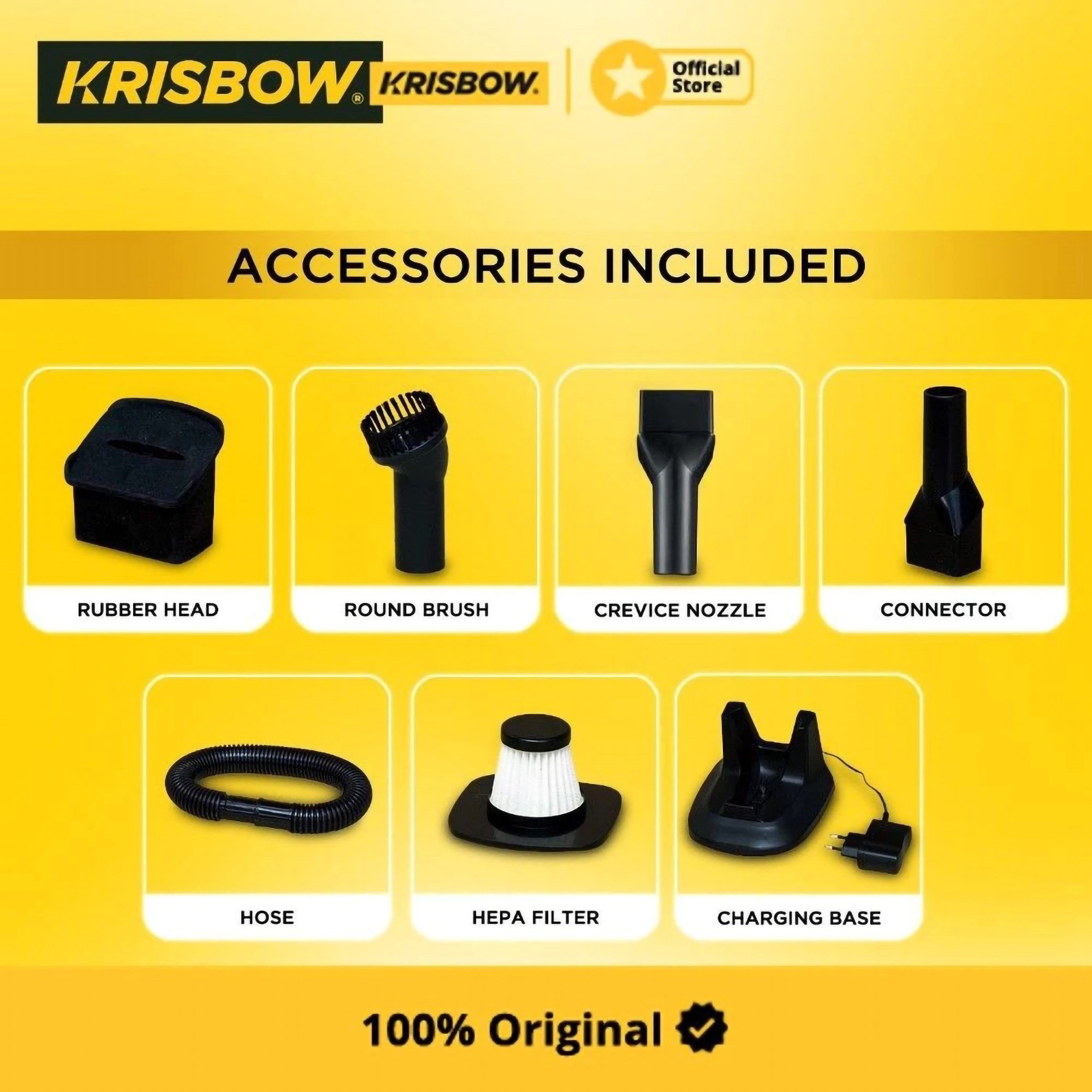 Krisbow Indonesia Krisbow® Wet & Dry Vacuum Cleaner FRVCWB14.8V