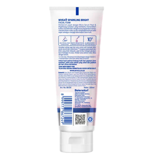 NIVEA Sparkling Bright Facial Foam 
