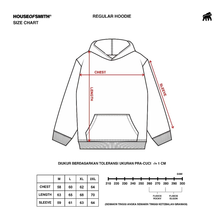 Smithindo Mitra Mandiri House of Smith Sweater Hoodie Pria Lpl Misty  #44