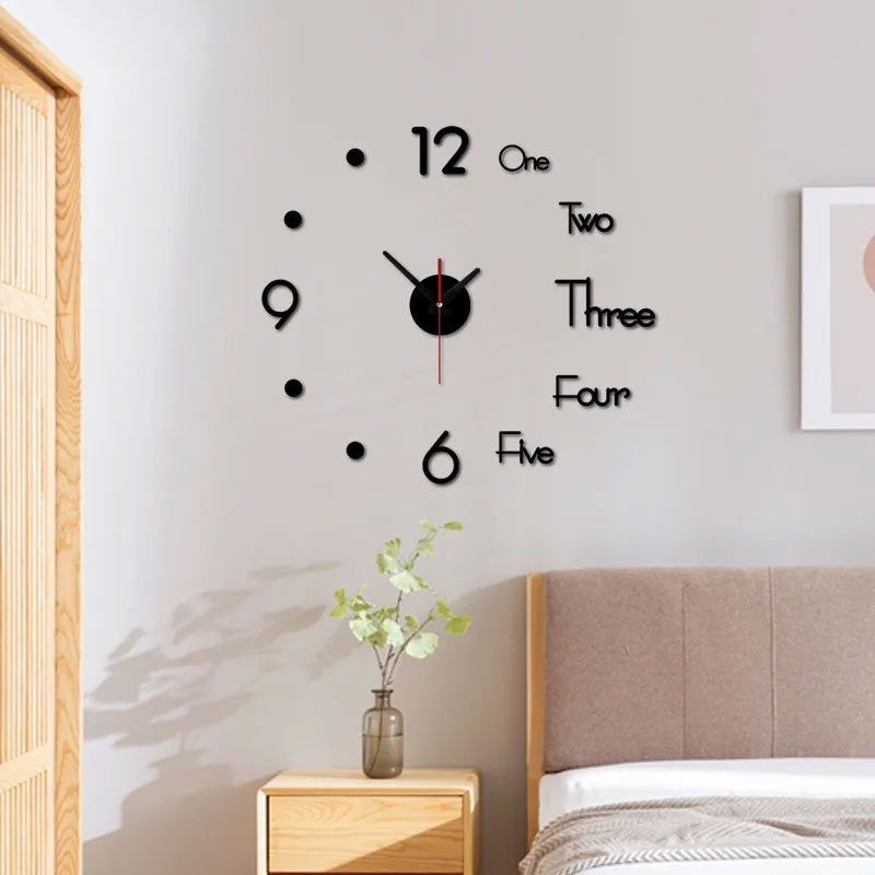 TaffHOME DIY Giant Wall Clock Sangtai 5