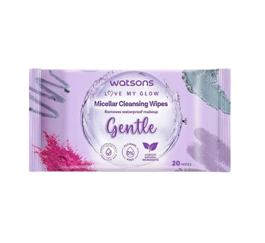 Watson Micellar Cleansing Wipes Gentle