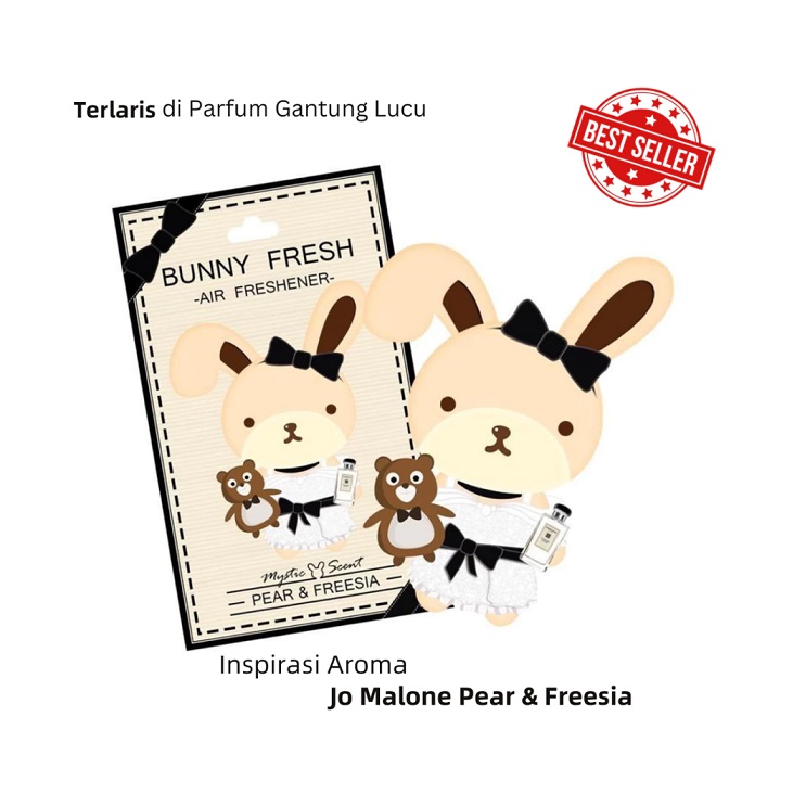  Goodbunny Bunny Fresh Air Freshener Pear & Freesia